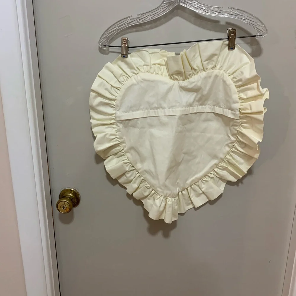 Vintage Heart Shaped pillow cover